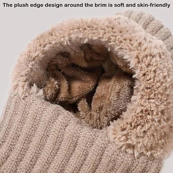 3-in-1 Knitted Winter Hat, Scarf & Face Mask