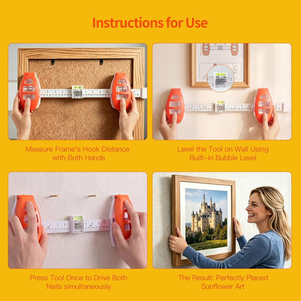 Precision Picture Hanging Ruler