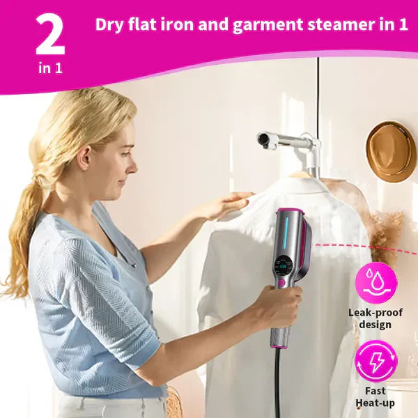 2-in-1 Portable Steam Iron
