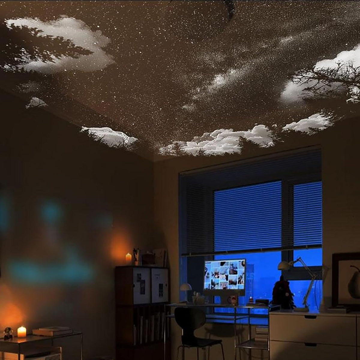 Proyector de Galaxias y Luz Nocturna
