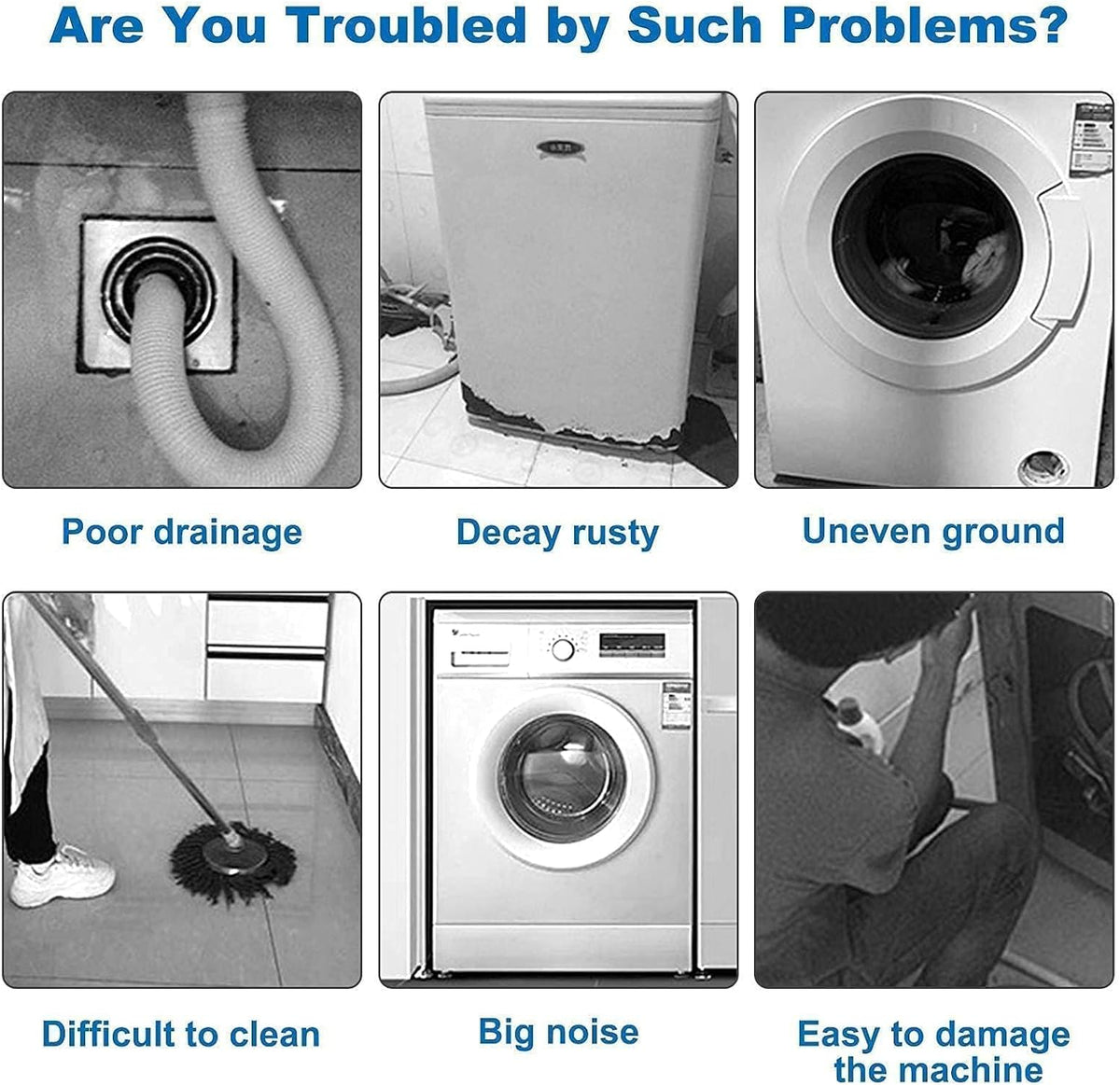 4Pcs Anti Vibration Pads for Washing Machine