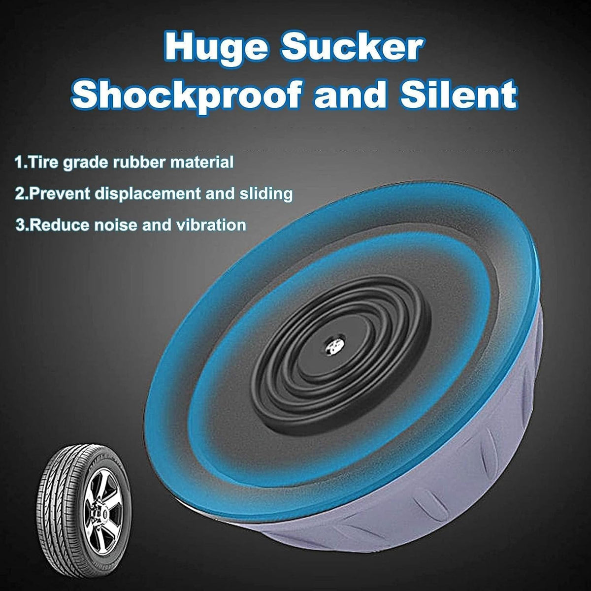 4Pcs Anti Vibration Pads for Washing Machine