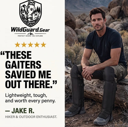 Tactical Leg Gaiters | Animal Bite, Thorn & Cactus Protection