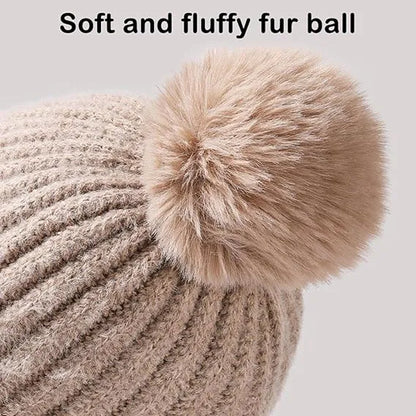 3-in-1 Knitted Winter Hat, Scarf & Face Mask