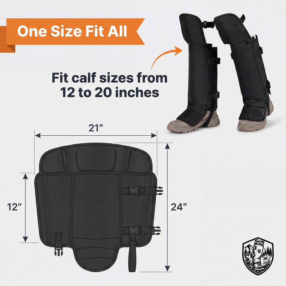 Tactical Leg Gaiters | Animal Bite, Thorn & Cactus Protection
