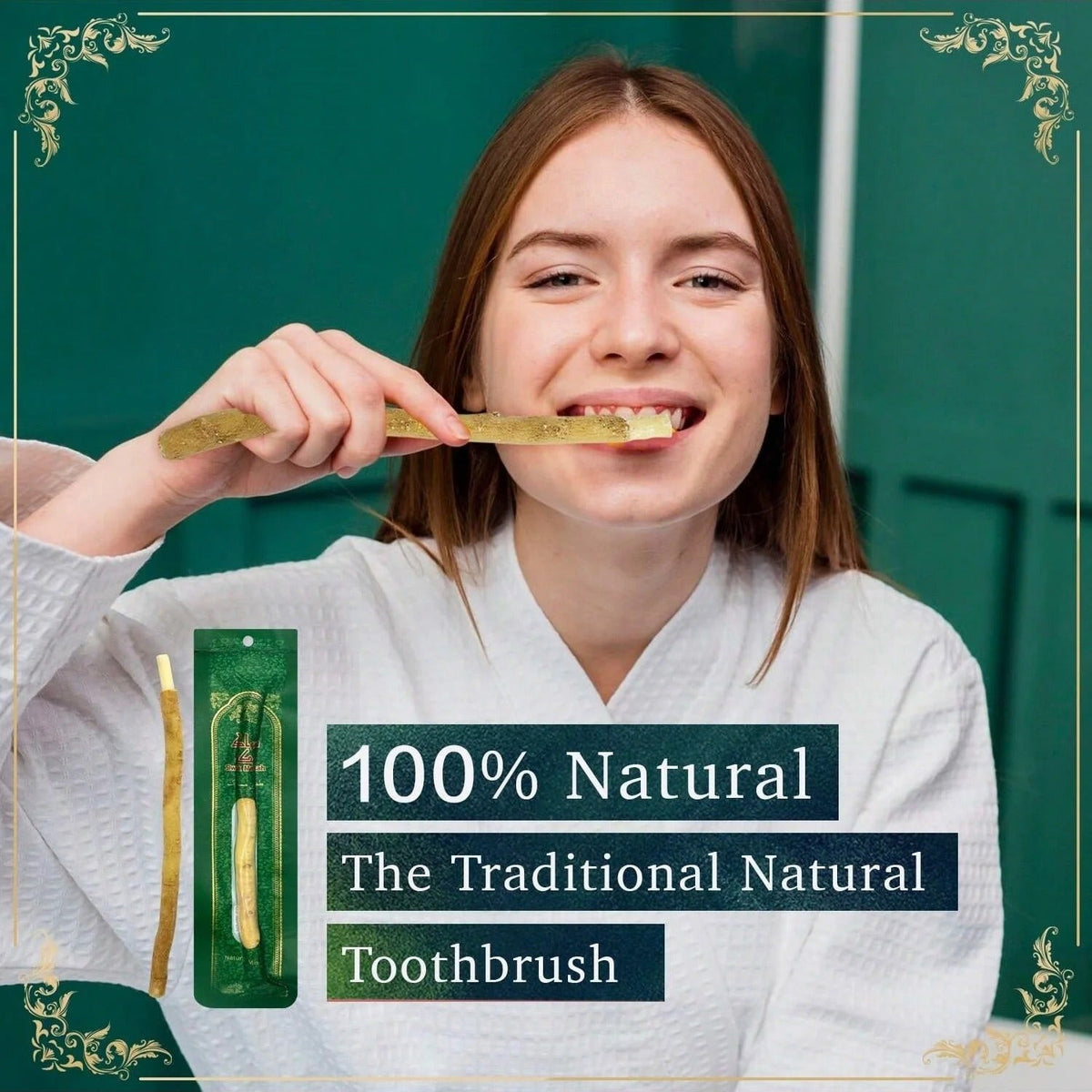 Cepillo de dientes natural Miswak