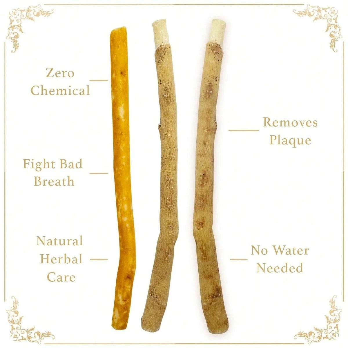 Cepillo de dientes natural Miswak