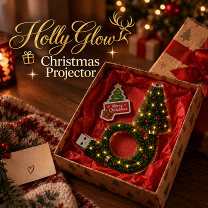 Christmas Projector – USB Christmas Tree Light Projector Gift Set