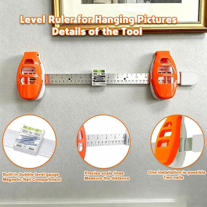 Precision Picture Hanging Ruler