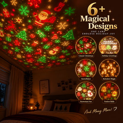 Christmas Projector – USB Christmas Tree Light Projector Gift Set