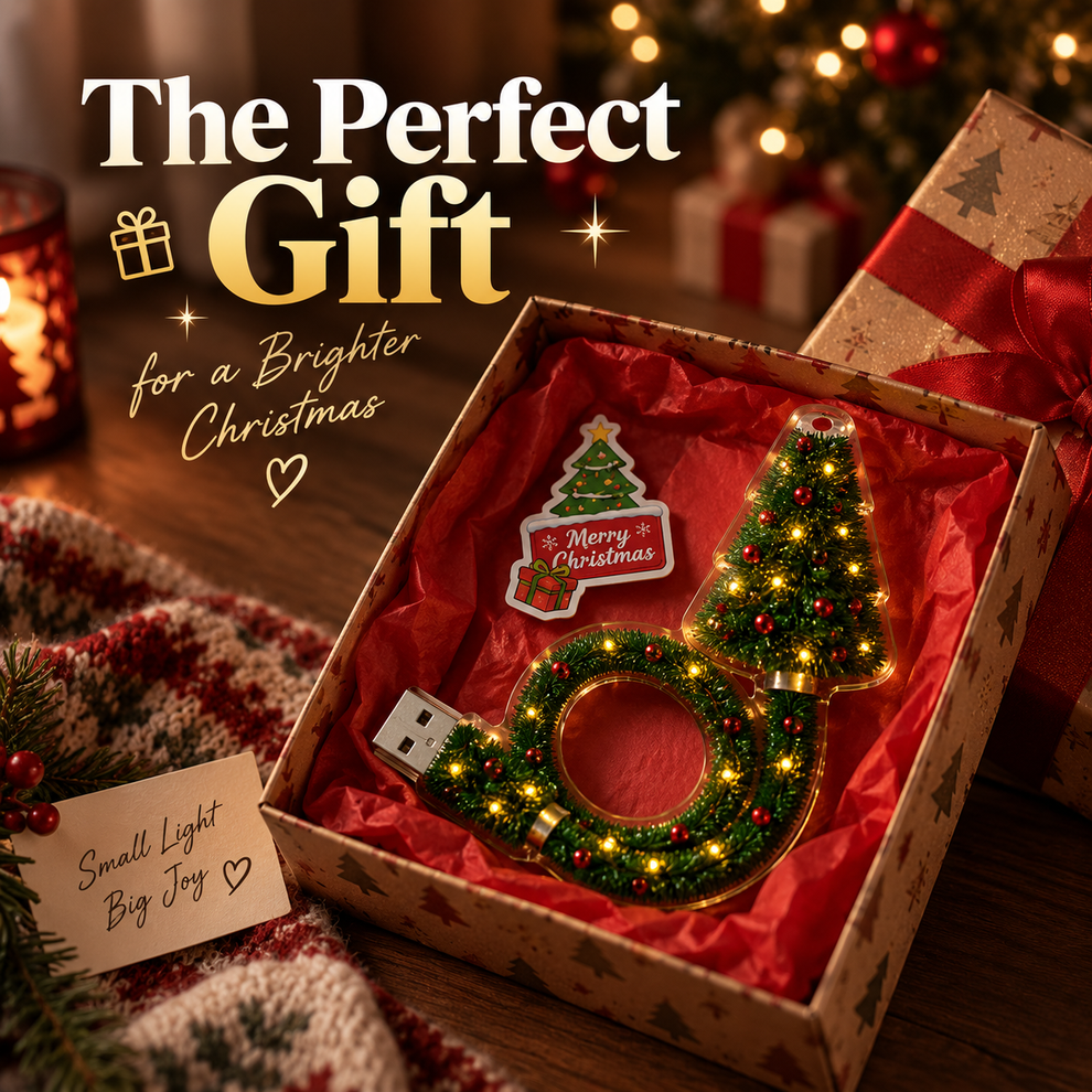 Christmas Projector – USB Christmas Tree Light Projector Gift Set
