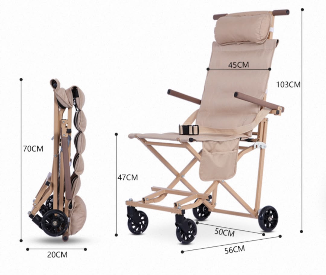 Portable Folding Multifunctional Pushcart For Travel
