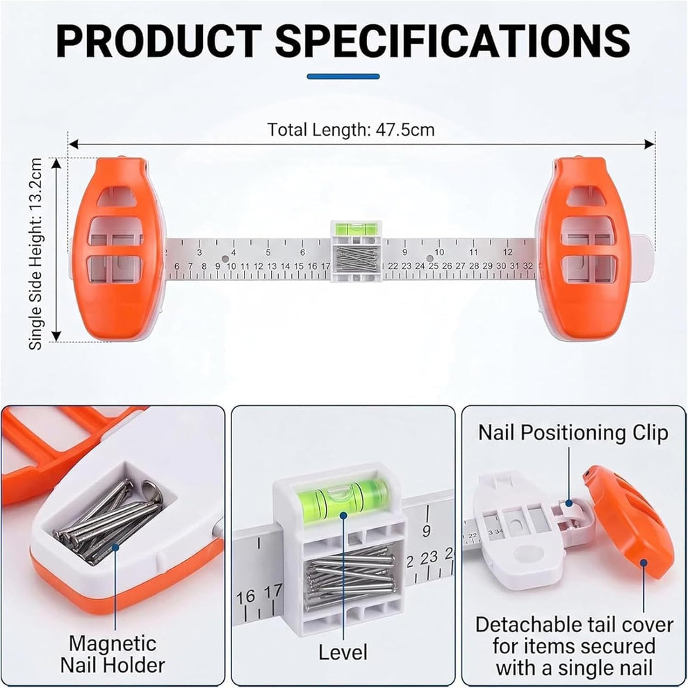 Precision Picture Hanging Ruler