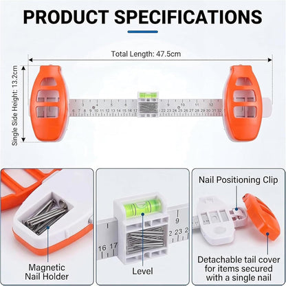 Precision Picture Hanging Ruler
